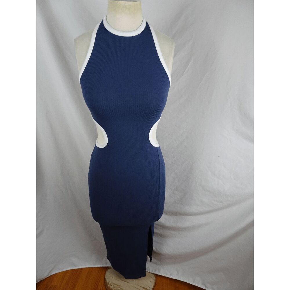 Women Navy Blue Dress Size S